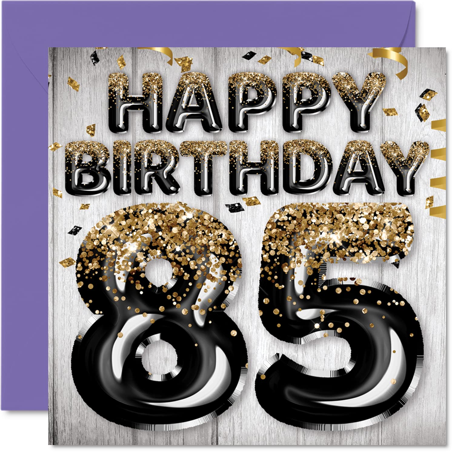 ばあちゃん　バースデー Amazon.com : 85th Birthday Card for Men - Blue Glitter Party